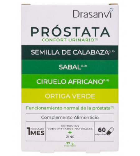 Próstata - 60 Cápsulas - Drasanvi